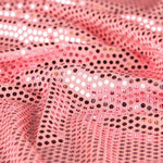Stoff Lycra Lentejuela Lamina Coral - Ribes y Casals