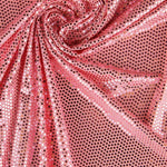 Stoff Lycra Lentejuela Lamina Coral - Ribes y Casals