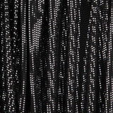 Stoff Lycra Lentejuela Laminat Schwarz - Ribes y Casals