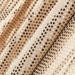 Stoff Lycra Lentejuela Laminat Gold - Ribes y Casals