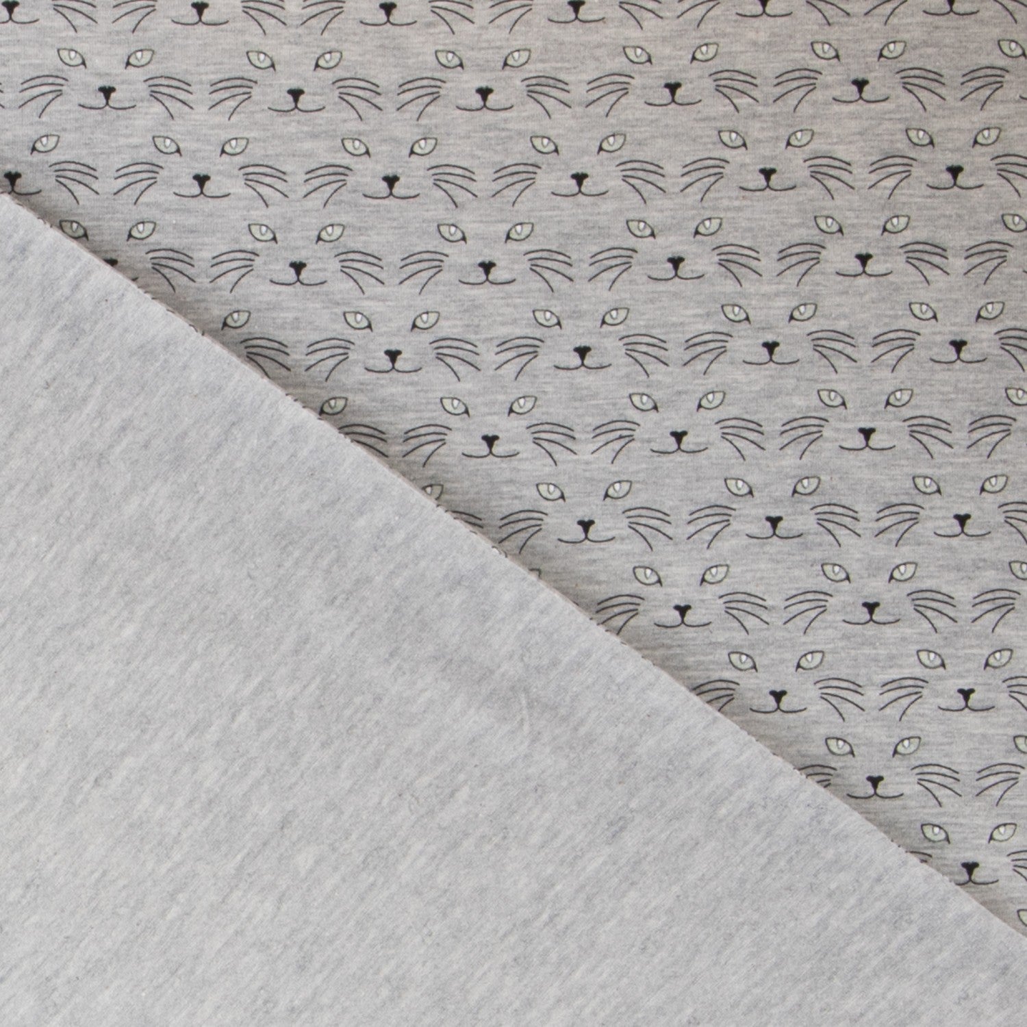 Magic Fabric Katzen Grau - Ribes y Casals