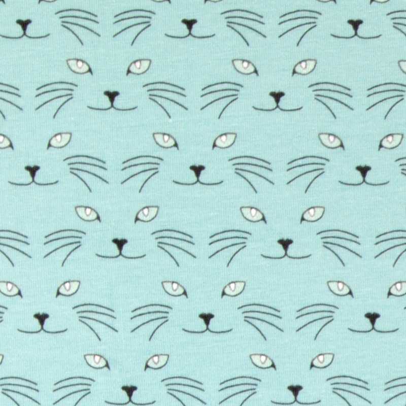 Magic Fabric Katzen Grün - Ribes y Casals