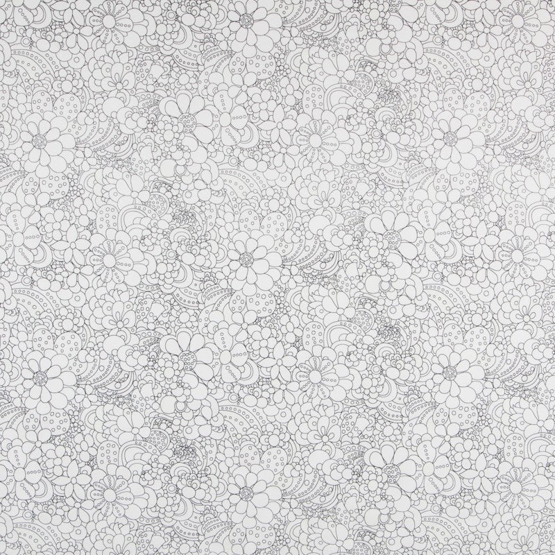 Fabric Magic Blumen Weiß - Ribes y Casals