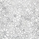 Fabric Magic Blumen Weiß - Ribes y Casals