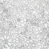 Fabric Magic Blumen Weiß - Ribes y Casals