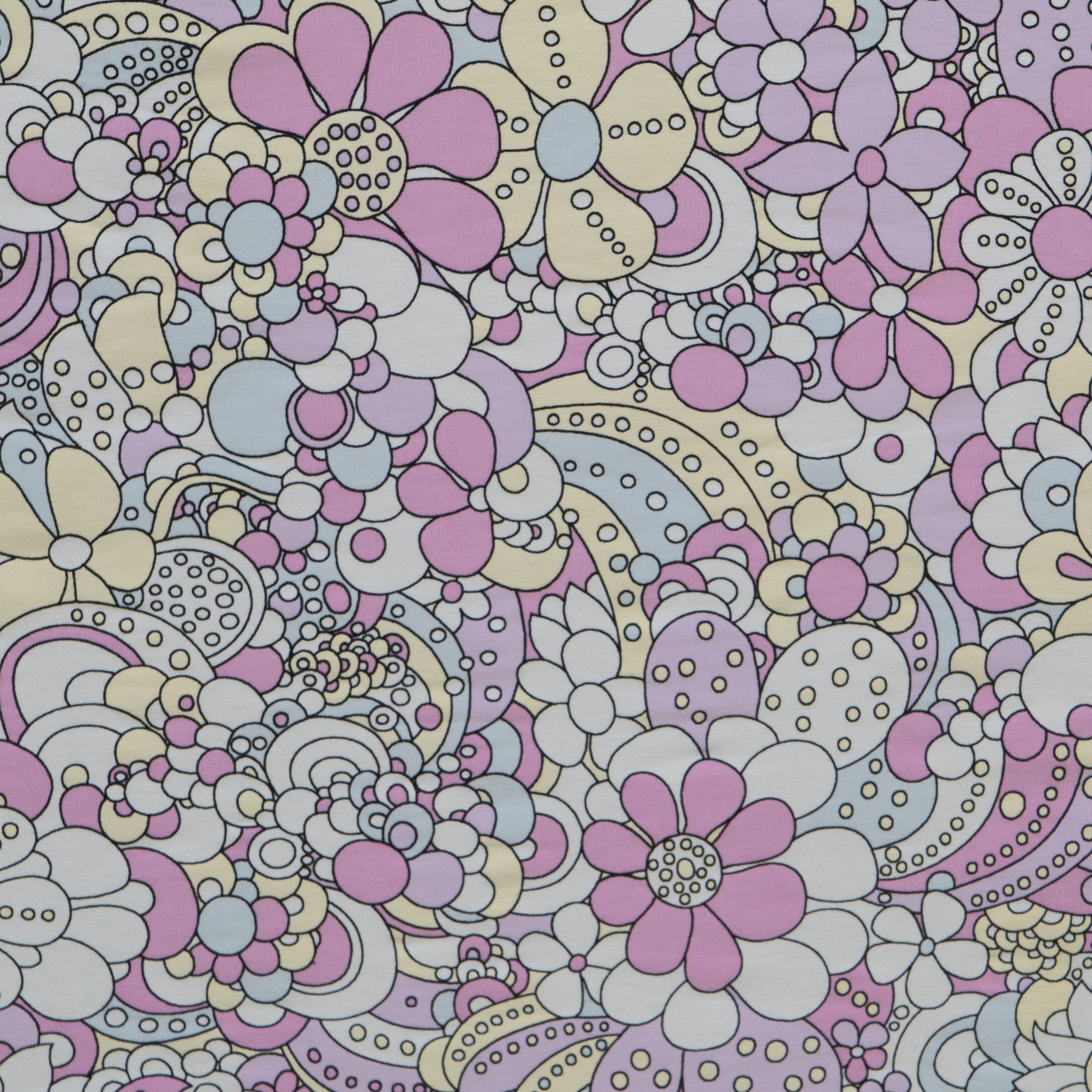 Fabric Magic Blumen Weiß - Ribes y Casals