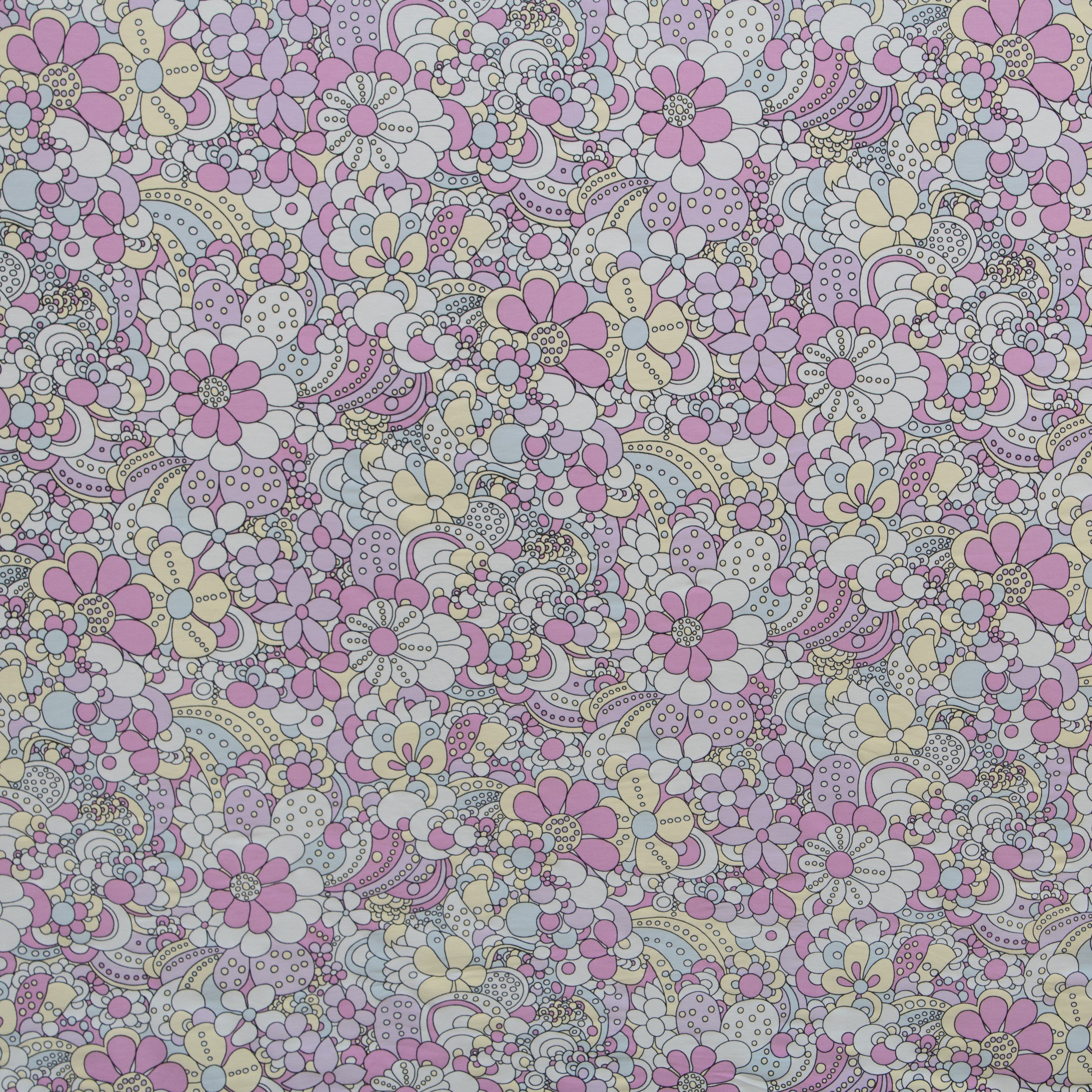 Fabric Magic Blumen Weiß - Ribes y Casals