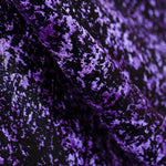 Schwarzes Lackleder Martele-Stoff - Ribes y Casals