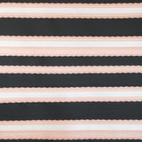 Mikado-Jacquard-Stoff Lachs - Ribes y Casals