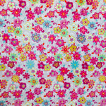 Stoff Minky Double Flowers Multicolour - Ribes y Casals