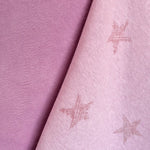 Minky Stretchy Rosa Gedruckter Stoff - Ribes y Casals