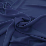 Stoff New Crepe Satin Nachtblau - Ribes y Casals