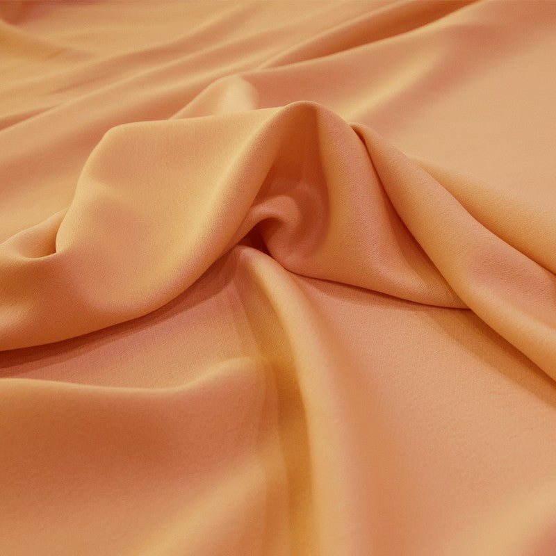 Neu Krepp-Satin-Kürbis-Stoff - Ribes y Casals