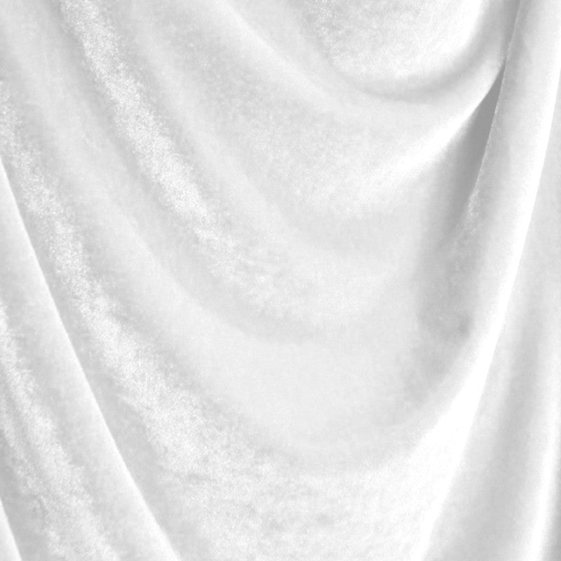 Stoff New Velvet Stretch Velvet Ecru - Ribes y Casals