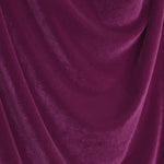 Fuchsia New Velvet Stretch Fuchsia Stoff - Ribes y Casals