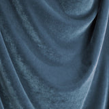 Stoff Neu Samt Stretch Grau Blau - Ribes y Casals