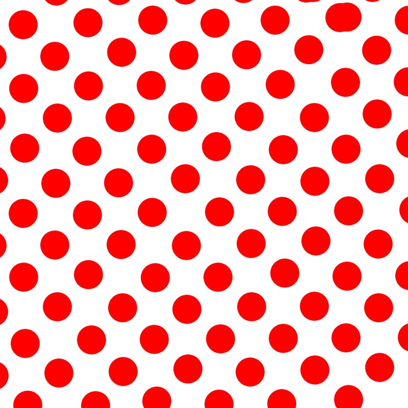 Flamenco Polka Dots Popeline Rot 15mm - Ribes y Casals