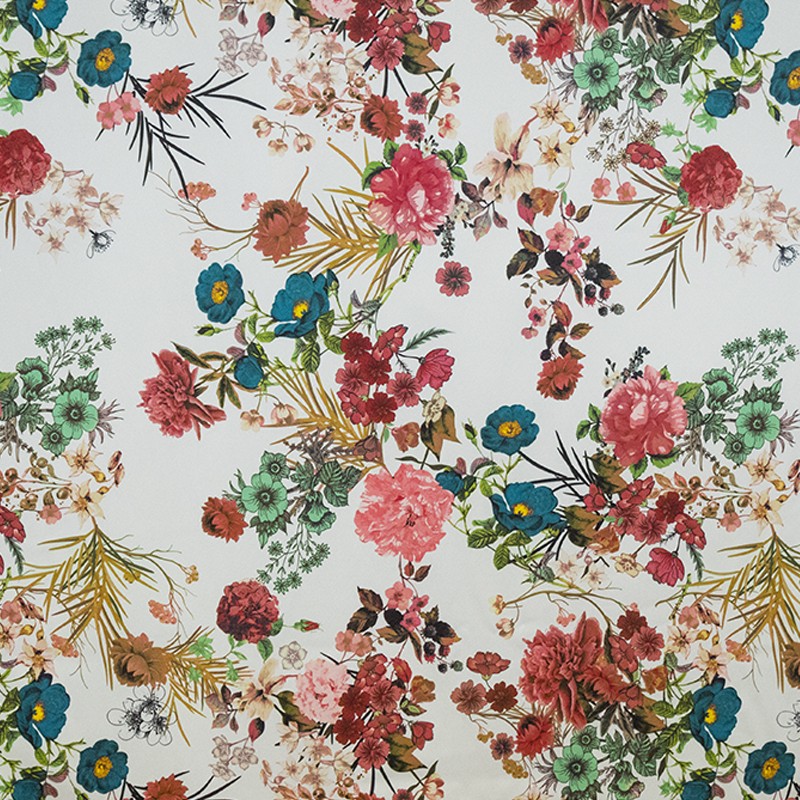Flamenco Stretch-Stoff Kimono Weiß - Ribes y Casals