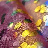 Roter Organza-Stoff mit Polka-Dot-Druck - Ribes y Casals
