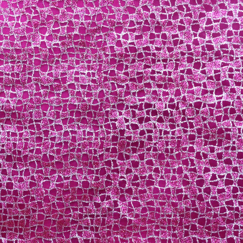 Fuchsia Lamé Organza-Stoff Fuchsia - Ribes y Casals