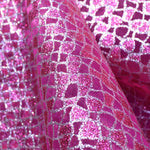 Fuchsia Lamé Organza-Stoff Fuchsia - Ribes y Casals