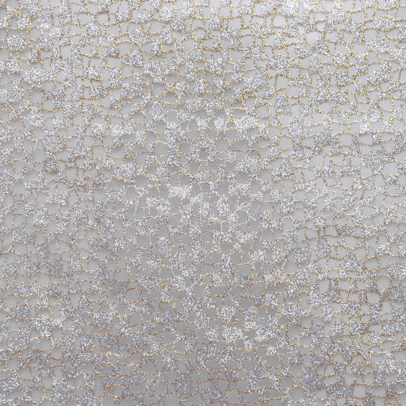 Stoff Organza Lamé Silber - Ribes y Casals