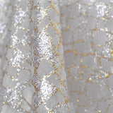 Stoff Organza Lamé Silber - Ribes y Casals