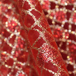 Organza-Lamé-Stoff Rot - Ribes y Casals