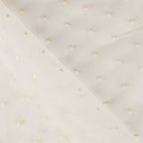 Ecru Gestickter Plumeti Gestickter Organza-Stoff - Ribes y Casals