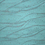 Glitzer-Organza-Stoff Aquamarin - Ribes y Casals