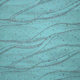 Glitzer-Organza-Stoff Aquamarin - Ribes y Casals