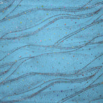 Hellblauer Glitzer-Organza-Stoff - Ribes y Casals