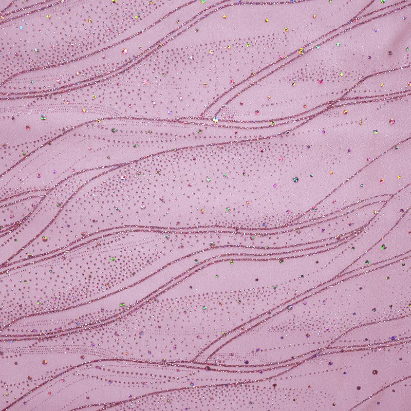 Helllila Glitzer Organza Stoff - Ribes y Casals