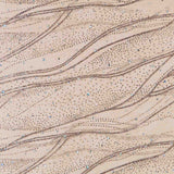Brauner Glitzer-Organza-Stoff - Ribes y Casals