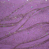 Lila Glitzer Organza-Stoff - Ribes y Casals