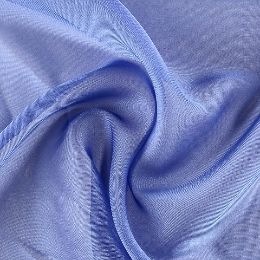 Satinierter Organza Stoff in Blau – verschiedene Maße x Breite 140 cm - Ribes y Casals