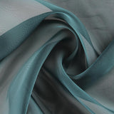 Smaragdgrüner Satin-Organza-Stoff - Ribes y Casals