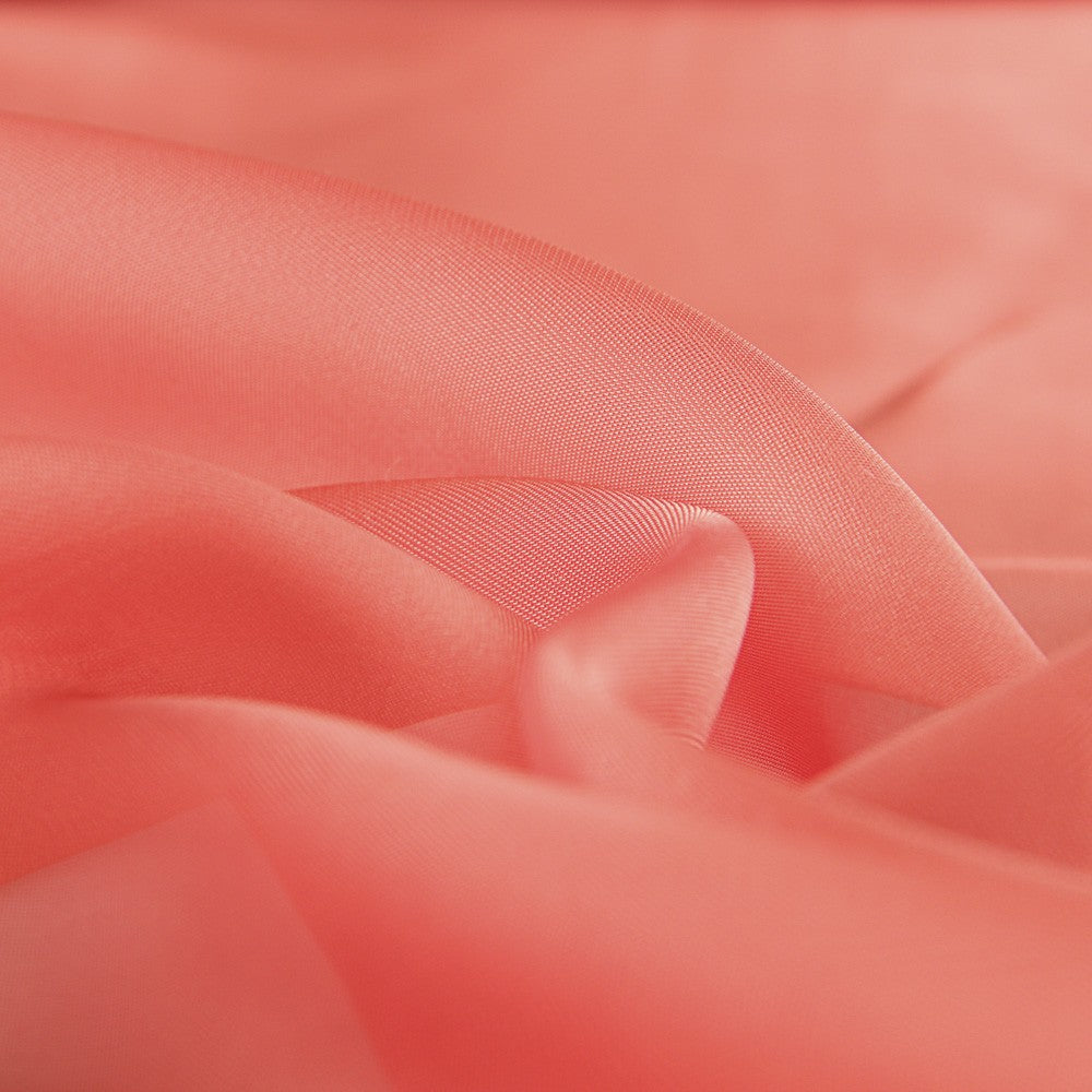 Satin-Organza-Stoff in gebranntem Orange - Ribes y Casals