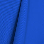 Otoman Electric Blue Satin Stoff - Ribes y Casals