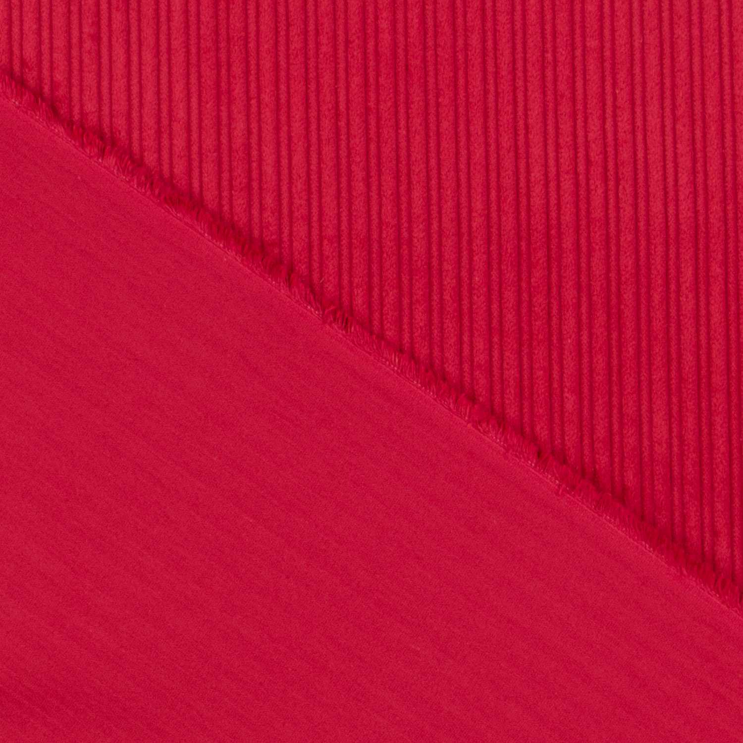 Roter Cord Stoffrest – verschiedene Längen, Breite 150 cm - Ribes y Casals