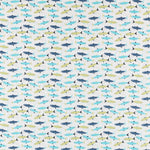 Patchwork-Stoff Aquarium Blau Grün - Ribes y Casals