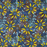 Afrikanischer Patchwork-Stoff Blau - Ribes y Casals
