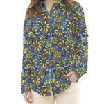 Afrikanischer Patchwork-Stoff Blau - Ribes y Casals