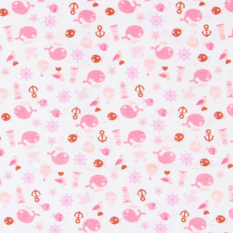 Patchwork-Stoff Fuchsia Wale - Ribes y Casals