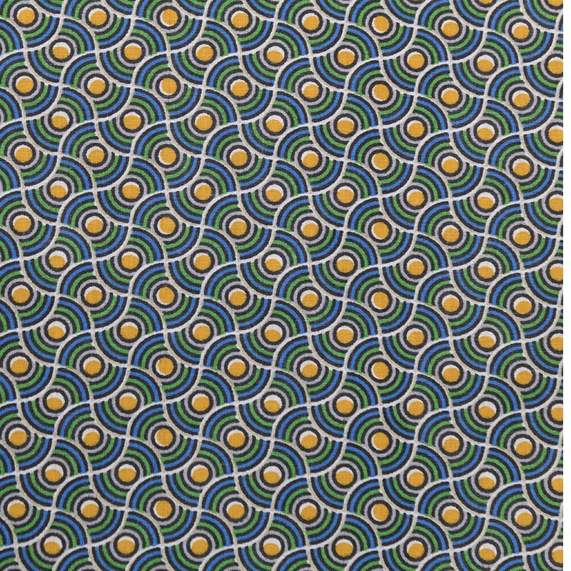 Patchwork-Stoff Kreise Gelb - Ribes y Casals