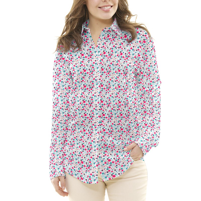 Patchwork-Stoff Fuchsia Kreise - Ribes y Casals