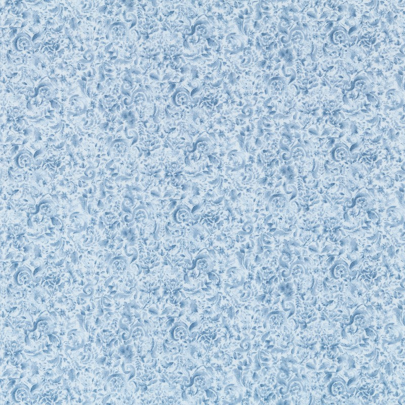 Patchwork-Stoff verblasst blau - Ribes y Casals