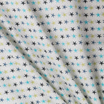 Patchwork-Stoff Blaue Sterne Grün - Ribes y Casals