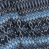 Blauer ethnischer Patchwork-Stoff - Ribes y Casals