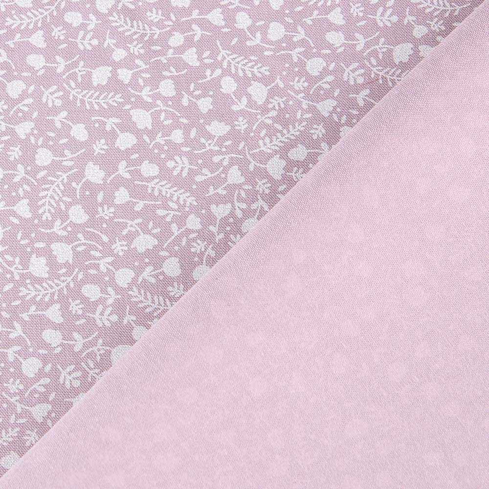 Ecru Patchwork-Stoff mit nackten Blumen Nackter Hintergrund - Ribes y Casals